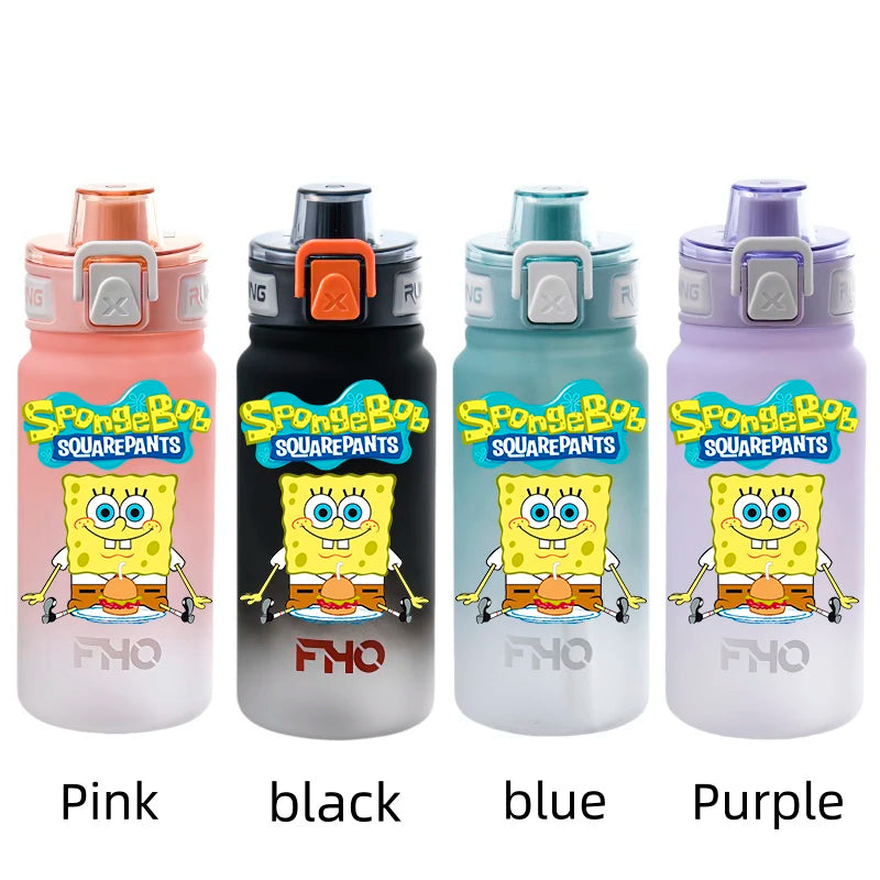 750ml SpongeBob Patrick Star Fitness Sports Water Bottle - Image 7