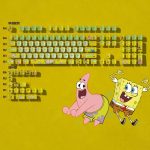 SpongeBob PBT Heat-Resistant Keycaps