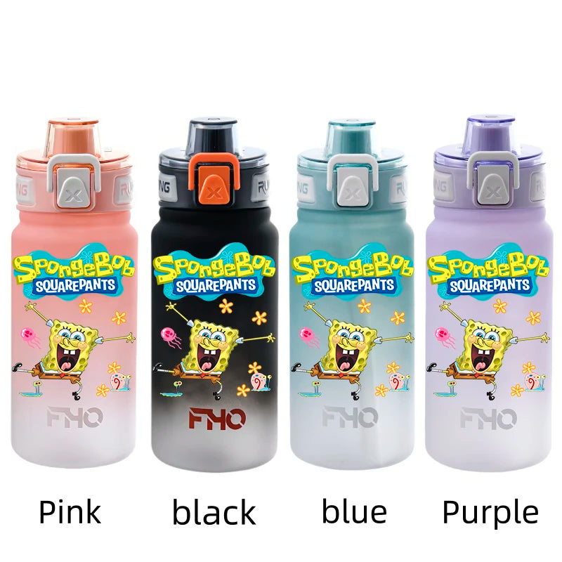 750ml SpongeBob Patrick Star Fitness Sports Water Bottle - Image 10