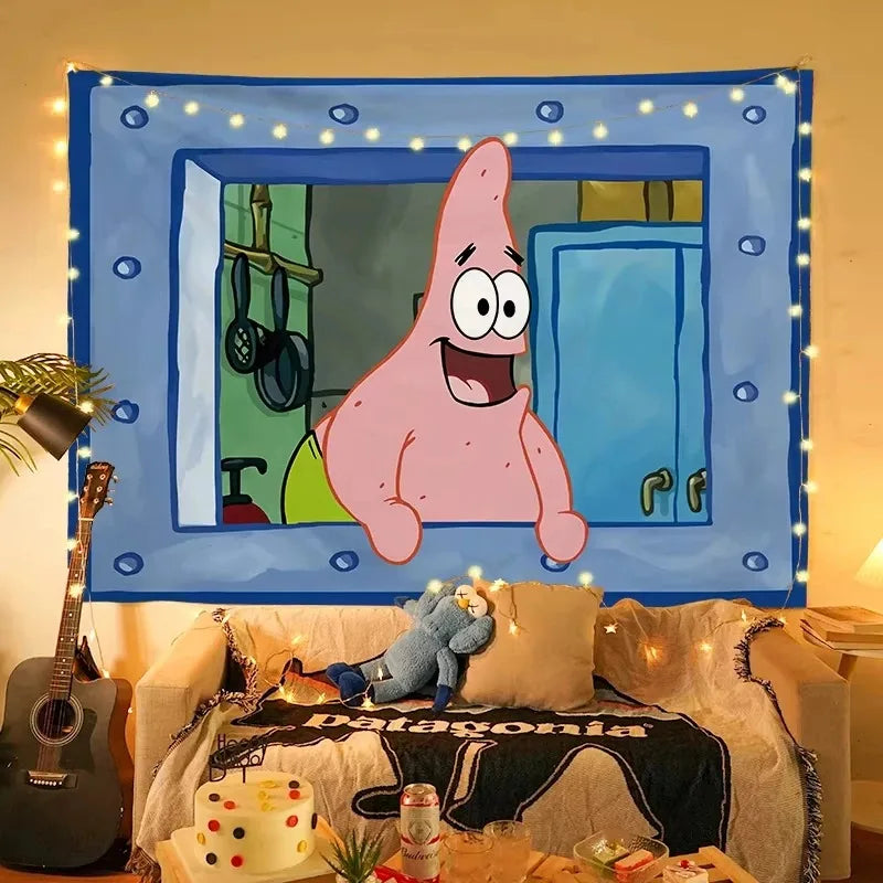 Squidward Tentacles Tapestry - Image 4