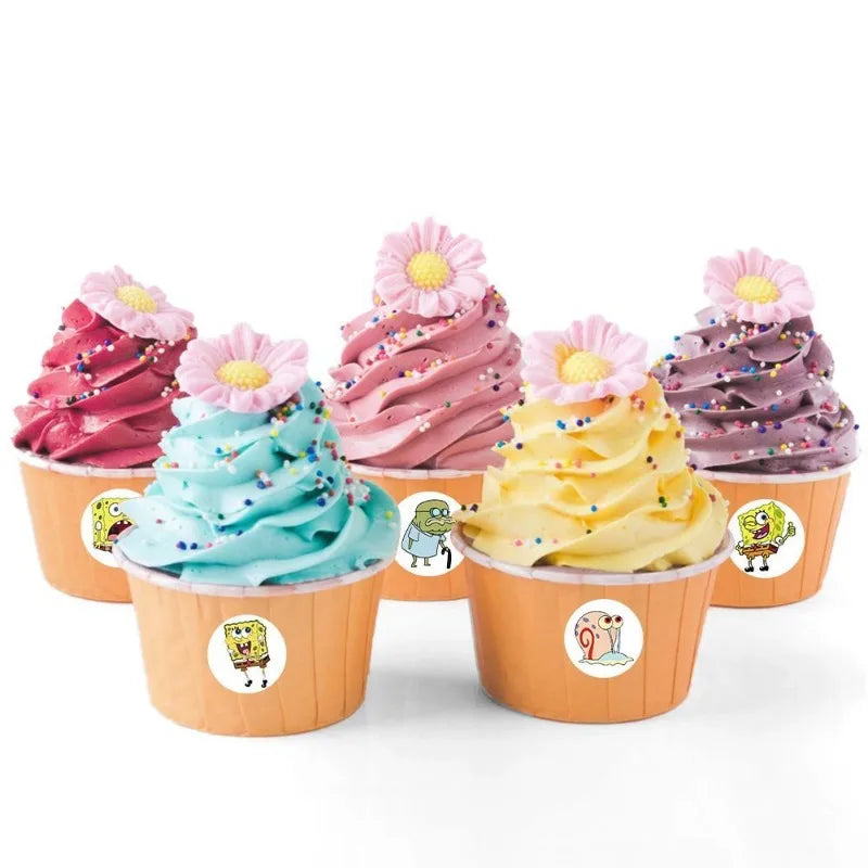 200PCS Cartoon Cute SpongeBob SquarePants - Image 6