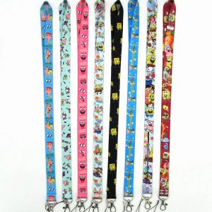 POP MART SpongeBob Key Lanyard ID Badge Holder
