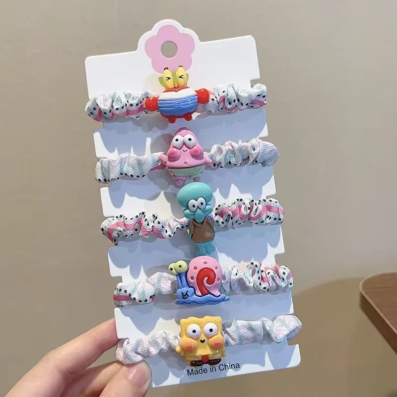 SpongeBob & Patrick Star Hairpin & Hair Rope Set - Image 9