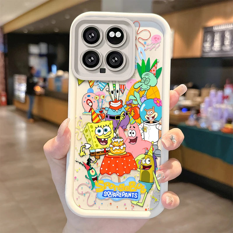 Fashion S-SpongeBobs Cartoon Soft Phone Case - Image 5