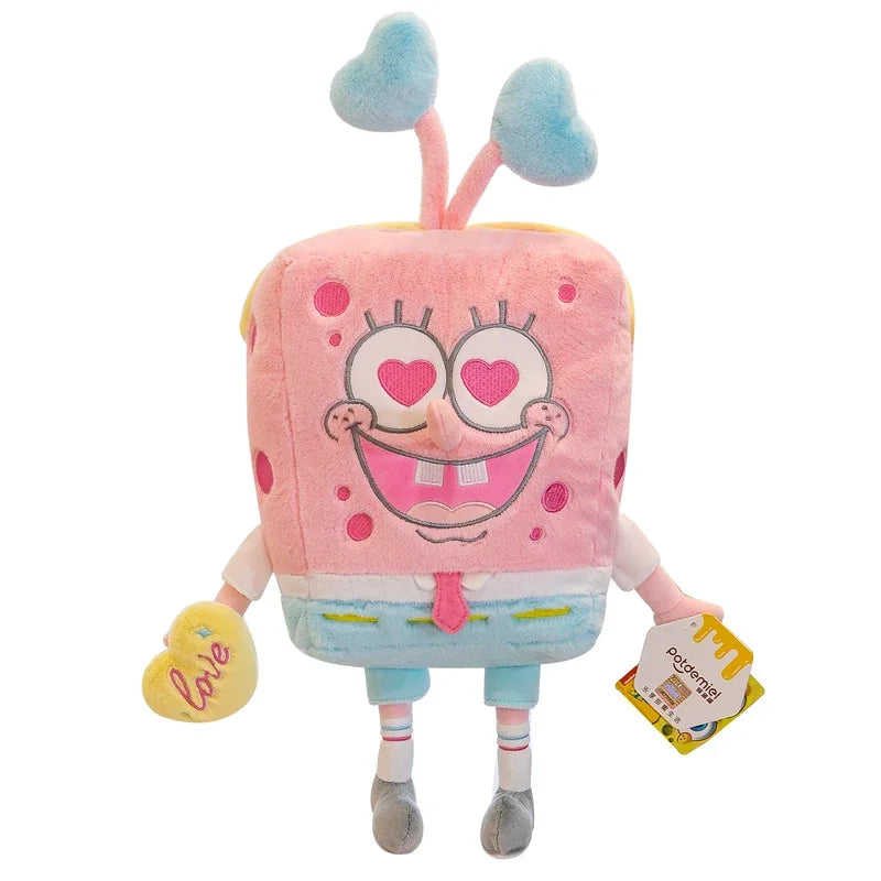 Anime SpongeBob & Patrick Star Pink Kawaii Plush Toys - Image 5