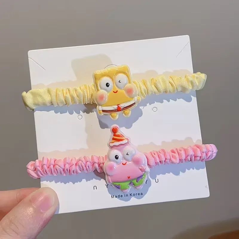 SpongeBob & Patrick Star Hairpin & Hair Rope Set - Image 8