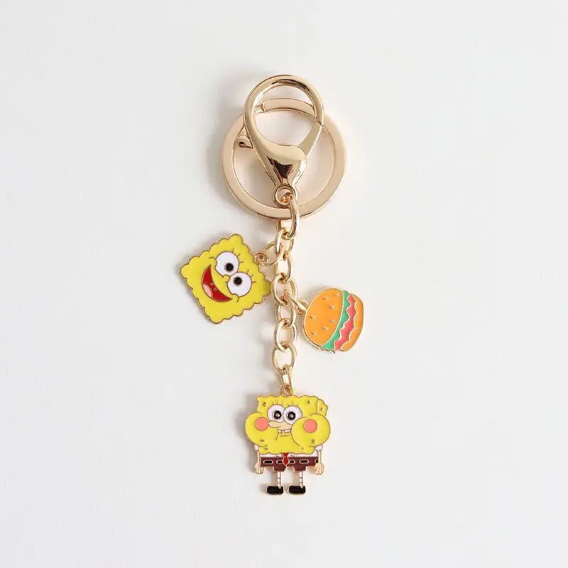 Anime Cartoon SpongeBob & Patrick Star Keychain - Image 6
