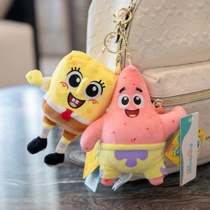 Anime SpongeBob SquarePants Plush Keychain