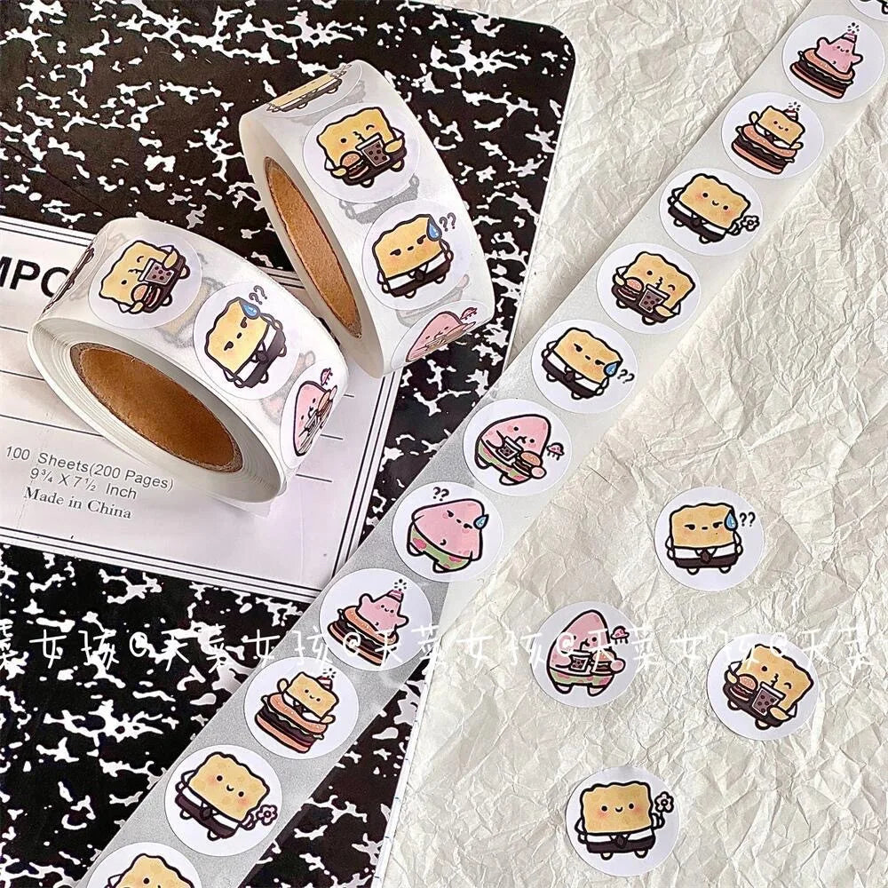 500PCS Kawaii SpongeBob SquarePants - Image 4