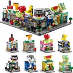 16 Style Mini Street View Building Blocks