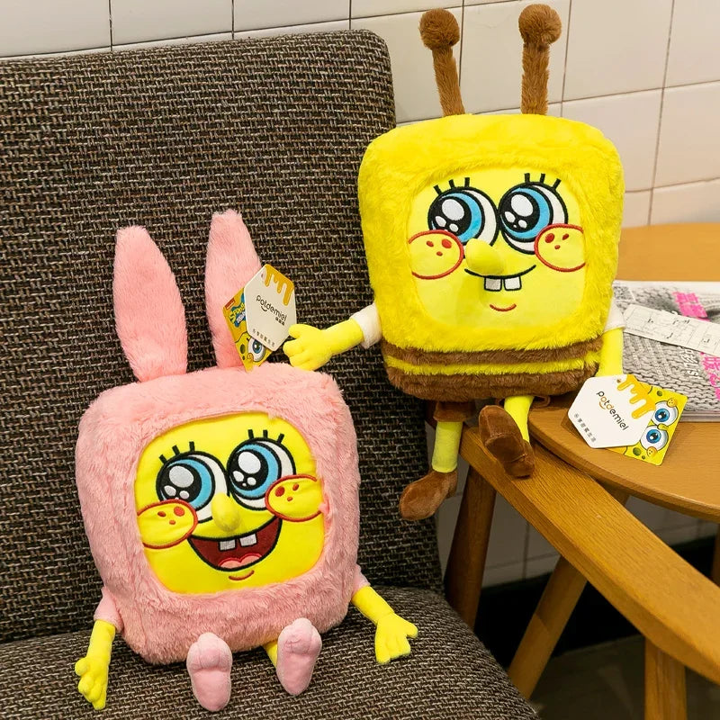 Anime SpongeBob & Patrick Star Pink Kawaii Plush Toys