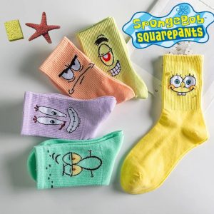 SpongeBob Cartoon Long Tube Socks