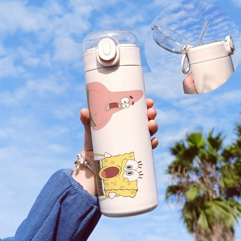400ML SpongeBob Cartoon Insulated Cup - Image 9