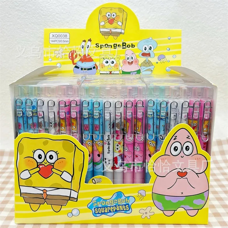 1/6/12PCS SpongeBob & Patrick Star Gel Pens Set - Image 3